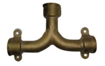 TE MISTURADOR C/FIX MET PEX 1/2