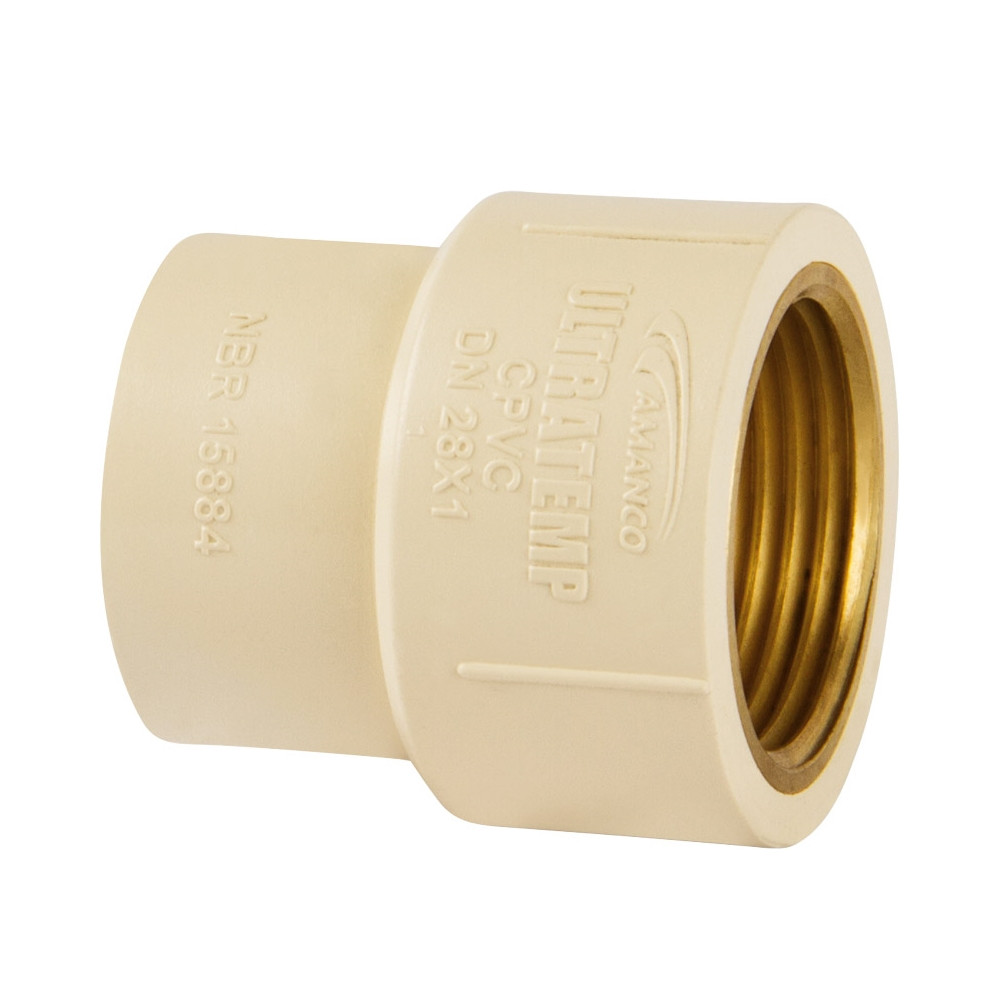 LUVA TRANS FF SUPER CPVC DN28X1 CB