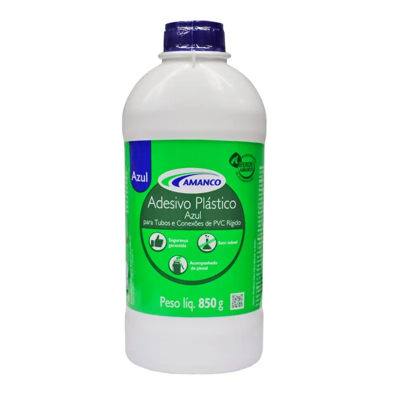 ADESIVO AZUL FRASCO C/PINCEL 850G
