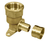 JOELHO F BASE FIXA LGO MET PEX DN25X3/4