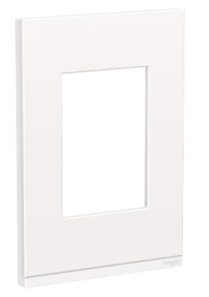 PLACA 3MOD + SUP 4X2 CLASS WHITE FENIX V