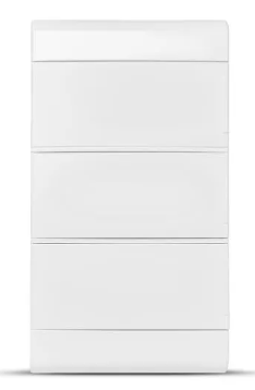 QUADRO BOX 36 DIN EMB PORTA OPACA OURO