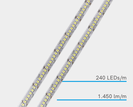 FITA LED 5M 16W 830 12V ULTRA 240 LEDS