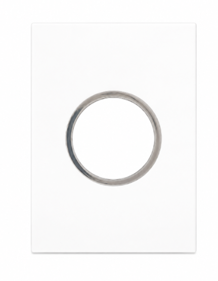PLACA 2 POSTOS 4X2 RED WHITE