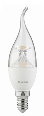 LED VELA CH CL 3W 827 260LM BIV E14