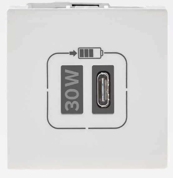 CARREG USB C 3A 30W 2M QUAD BR