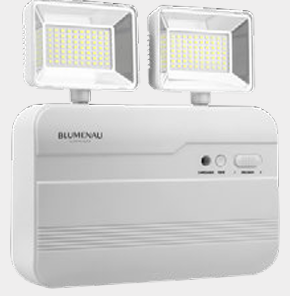 LUM EMERGENCIA LED 18W 3000LM 2 FAROIS
