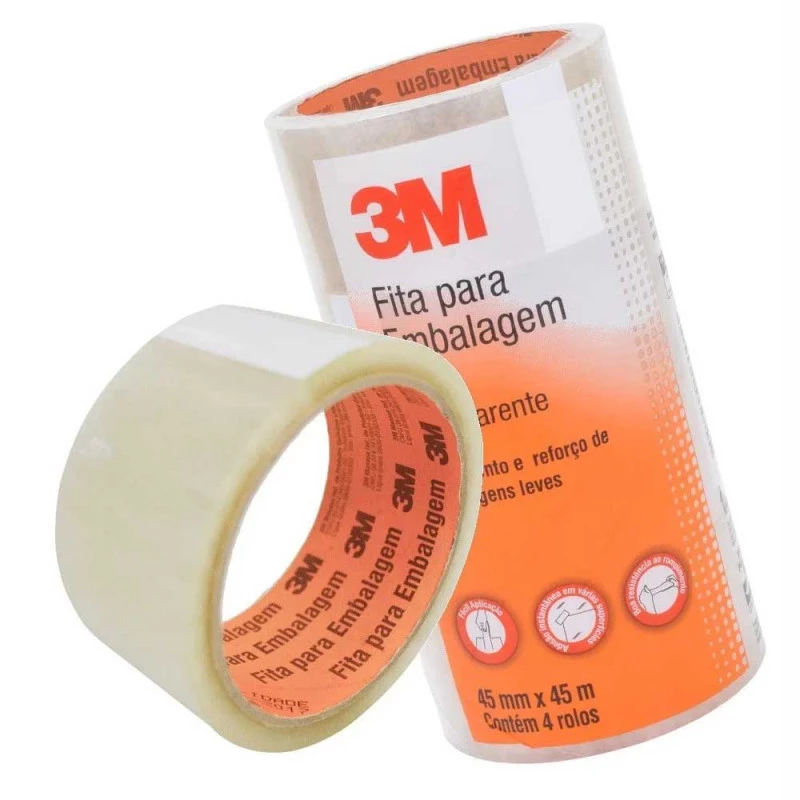 FITA PARA EMBALAGEM TRANSP 48MMX50M