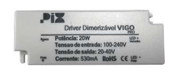 DRIVER DIMERIZÁVEL 20W VIGO