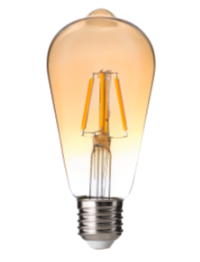 LAMP LED PERA ST64 4W 824 440LM E27 BIV