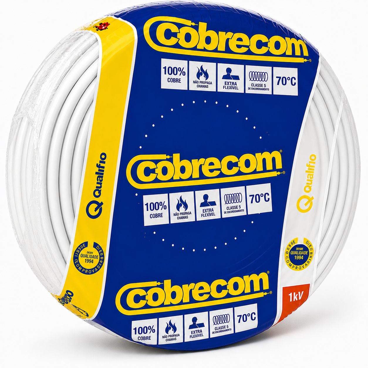 CABO FLEX 10.00MM 750V BR COBRECOM