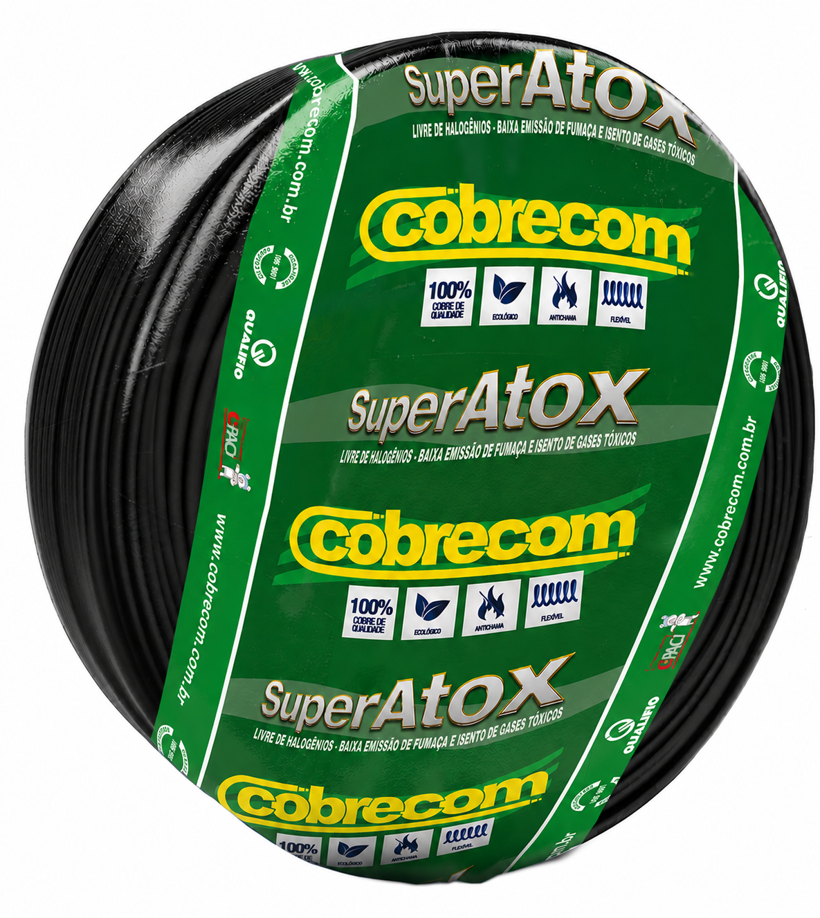 CABO FLEX ATOX 4.00MM 750V PT COBRECOM