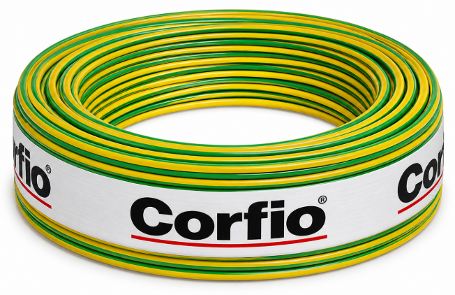 CABO FLEX 2.50MM 750V VD/AM CORFIO