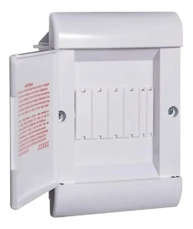 QUADRO BOX 5 DIN EMB PORTA OPACA OURO