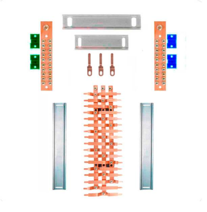 KIT BARRAMENTO TRIF 34 DIN 100A