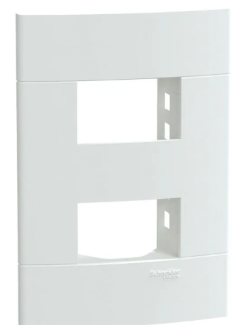 PLACA 2MOD SEP + SUP 4X2 BR FOSCO