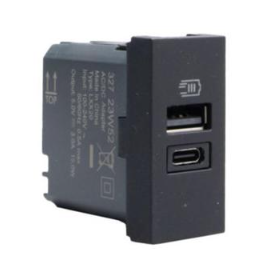 CARREG USB A+C 15W 3A 1M PT MATIX GO