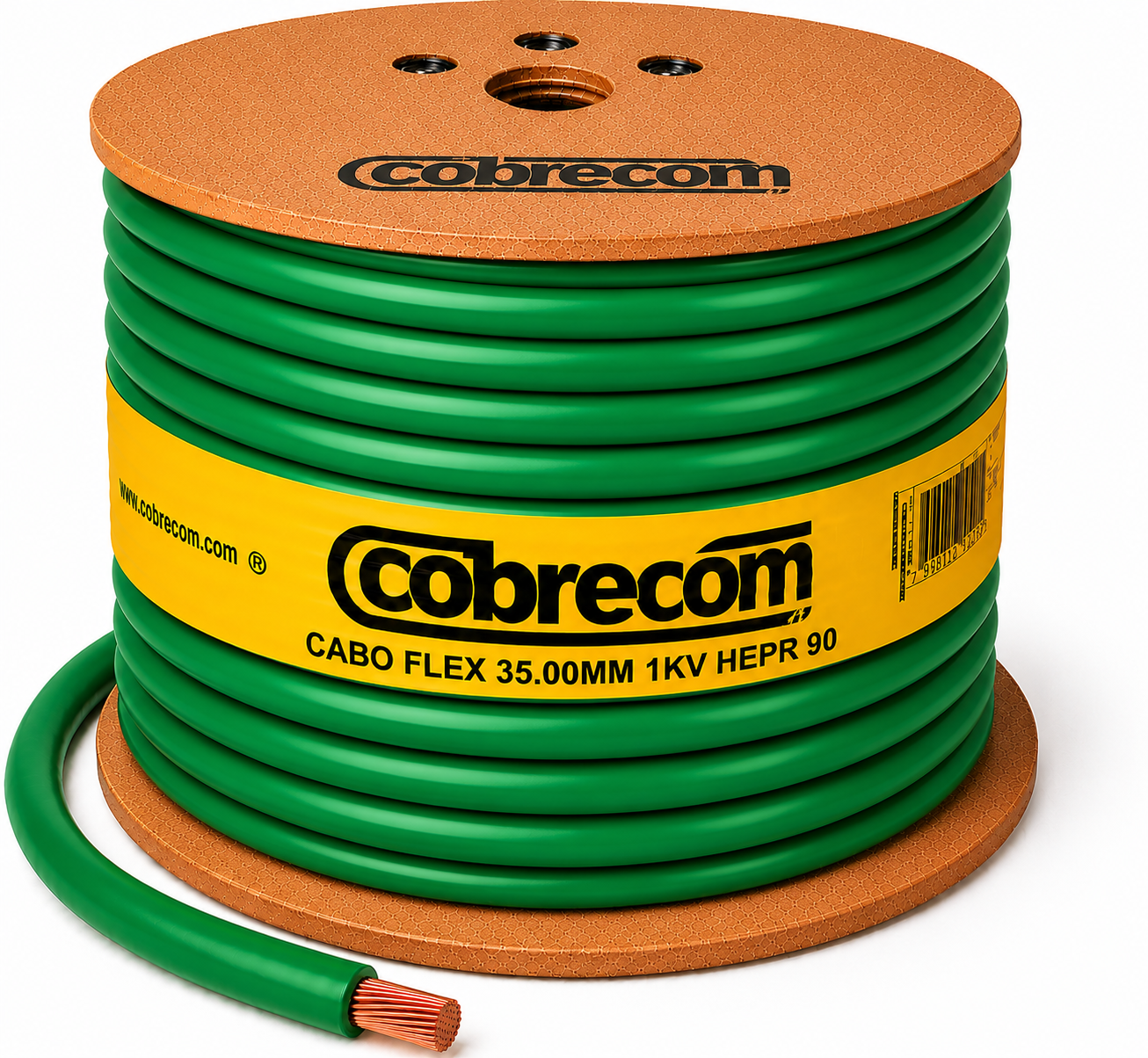 CABO FLEX 35.00MM 1KV HEPR 90 VD COBRECO