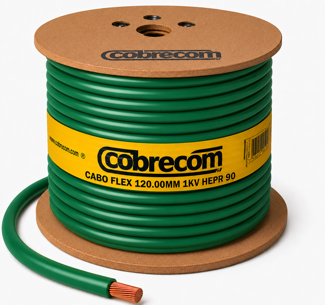 CABO FLEX 120.00MM 1KV HEPR 90 VD COBREC