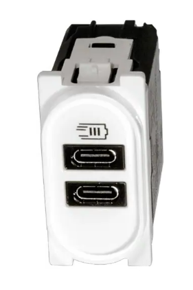 MOD CARREG USB TIPO C+C 20W  BR VIVA