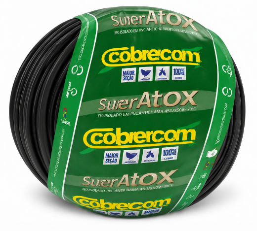 CABO FLEX ATOX 1.50MM 750V PT COBRECOM