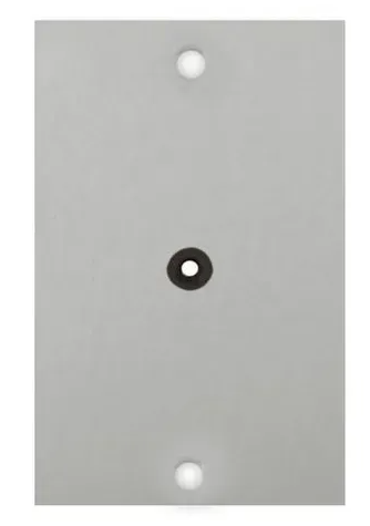 PLACPISO ALUMINIO POLIDO 4X2 FURO