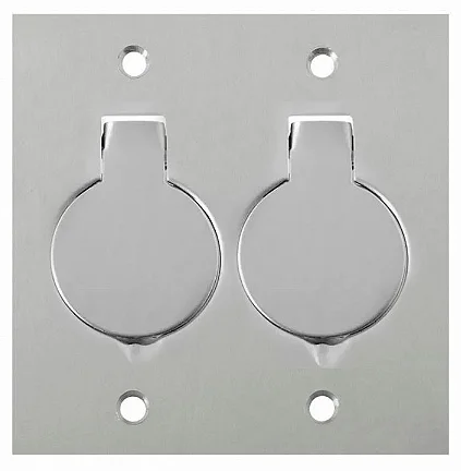 PLACPISO ALUMINIO POLIDO 4X4 2 TOM TEL