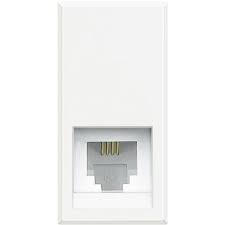 TOM TEL RJ11 K10 4FIO AXO WHI