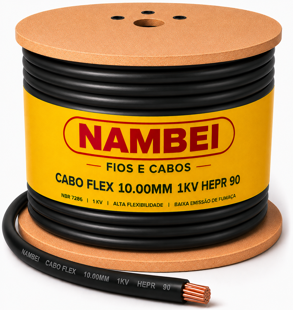 CABO FLEX 10.00MM 1KV HEPR 90 PT NAMBEI