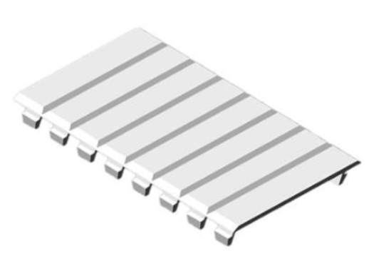 PALHETA PLASTICA DIN 4 MOD BRANCA