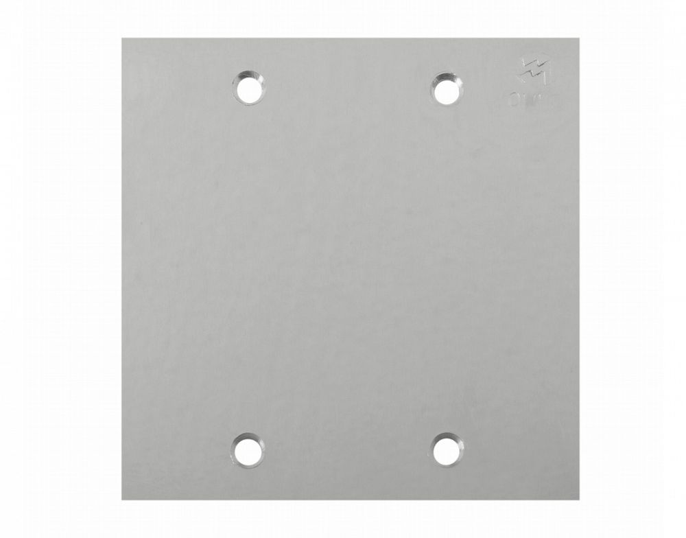 PLACA PISO INOX 4X4 CEGA