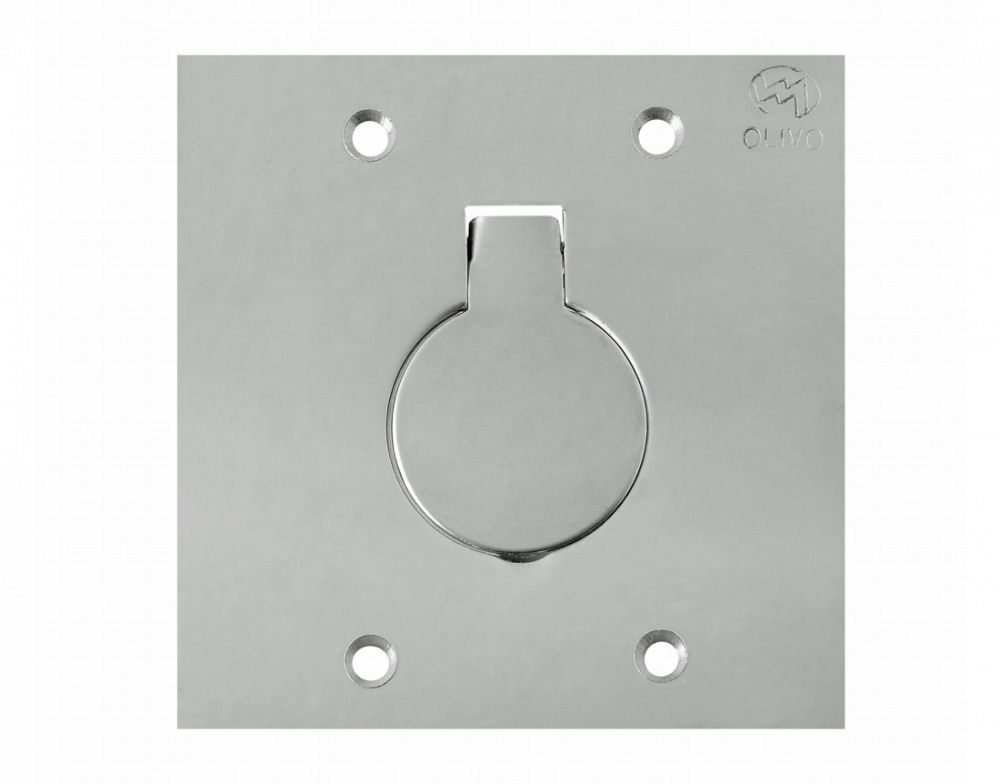 PLACA PISO INOX 4X4 1 TOM