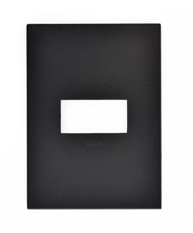 PLACA 1 POSTO 4X2 QUAD GRAPHITE