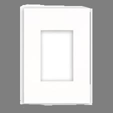 PLACA 3 POSTOS 4X2 QUAD WHITE