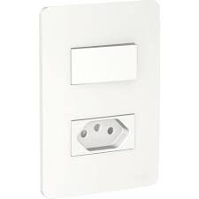 CONJ 2 INTER SIMP+TOM 2P+T 10A250V PL/BR