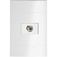 CONJ TOM ANTENTV - COAXIAL 9MM PL/BR