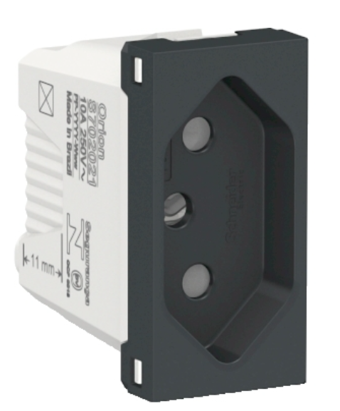 TOM 2P+T 10A 250V GR ORION