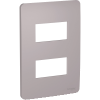 PLACA 2MOD SEP 4X2 AXIS GREY ORION