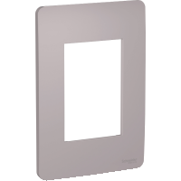PLACA 3MOD 4X2 AXIS GREY ORION
