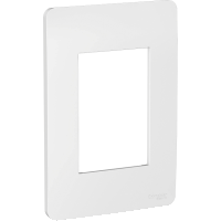 PLACA 3MOD 4X2 GAMMA SILVER ORION