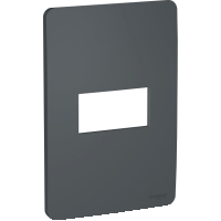 PLACA 1MOD 4X2 STELLAR BLACK ORION