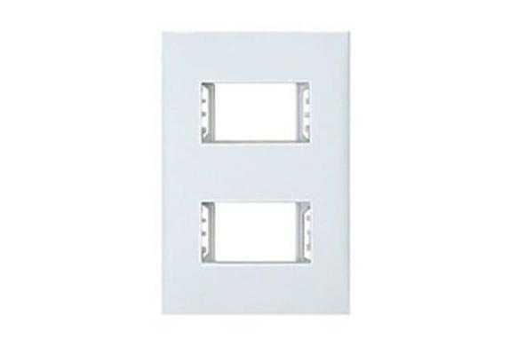 PLACA 2MOD SEP + SUP 4X2 BR IMPERIA