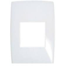 PLACA 2 POSTOS ADJC 4X2 GLOSS BR PP