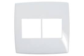 PLACA 2+2 POSTOS ADJC 4X4 GLOSS BR PP
