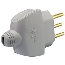 PLUGUE MONOB 2P+T PB AX PR 10A