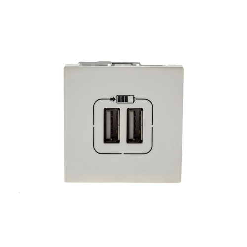 CARREG 2X USB 2400MA 2M BR PP+