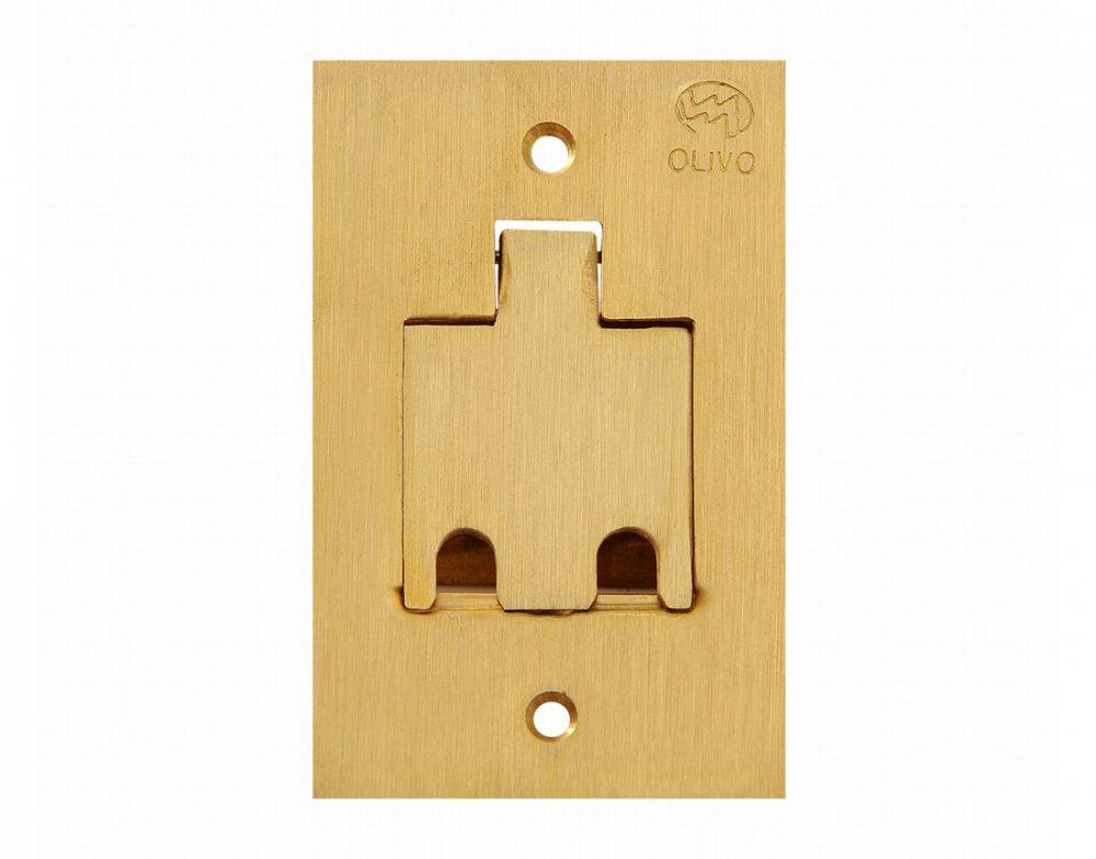 PLACA PISO LT ESCOV 4X2 2 TOM RJ11/RJ45