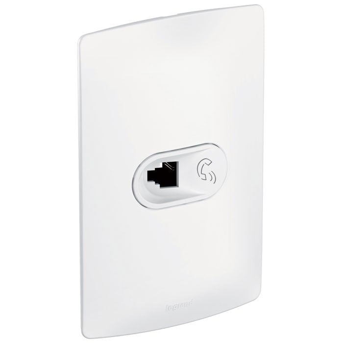 TOM TEL RJ11 2 FIOS 4X2 NY BR