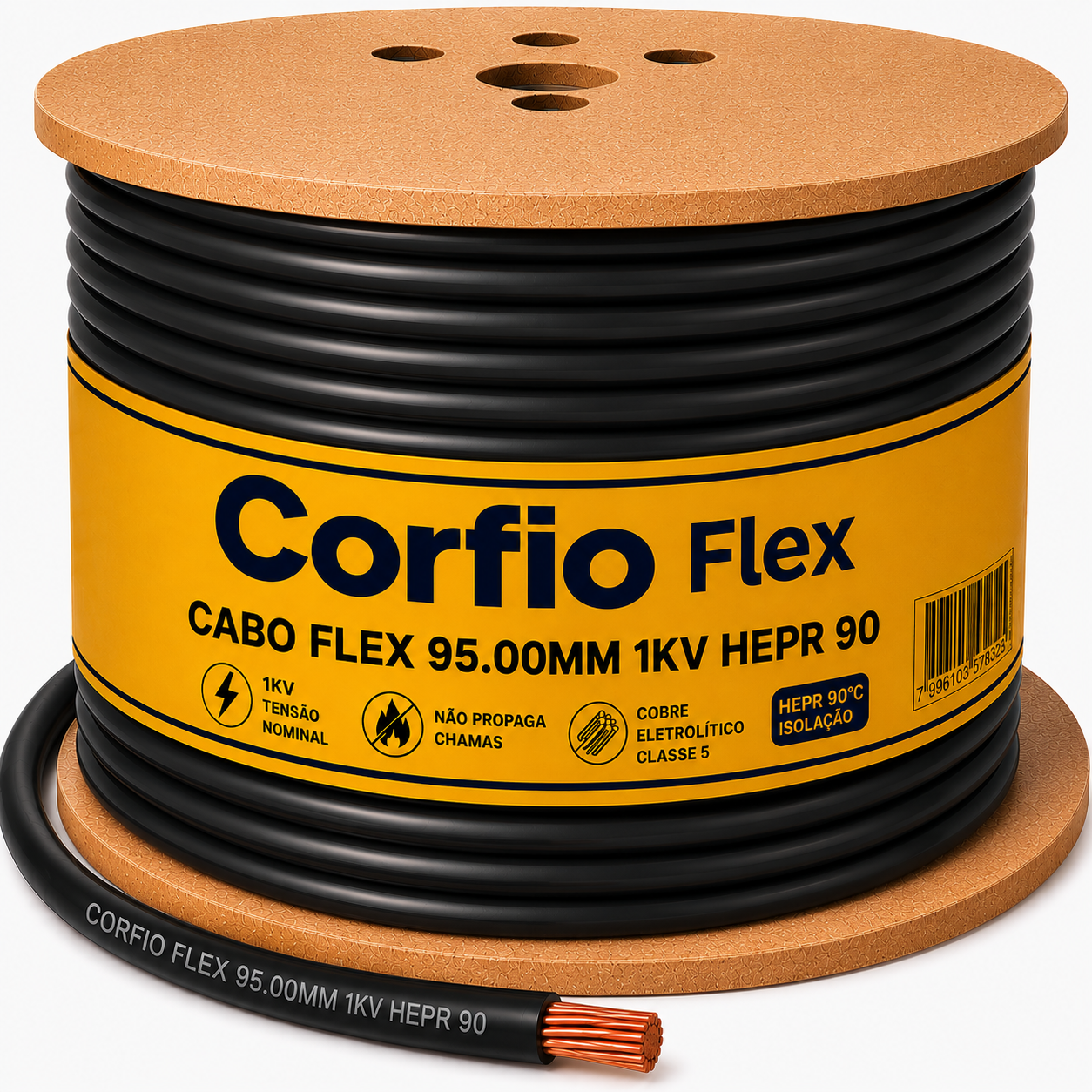 CABO FLEX 95.00MM 1KV HEPR 90 PT CORFIO