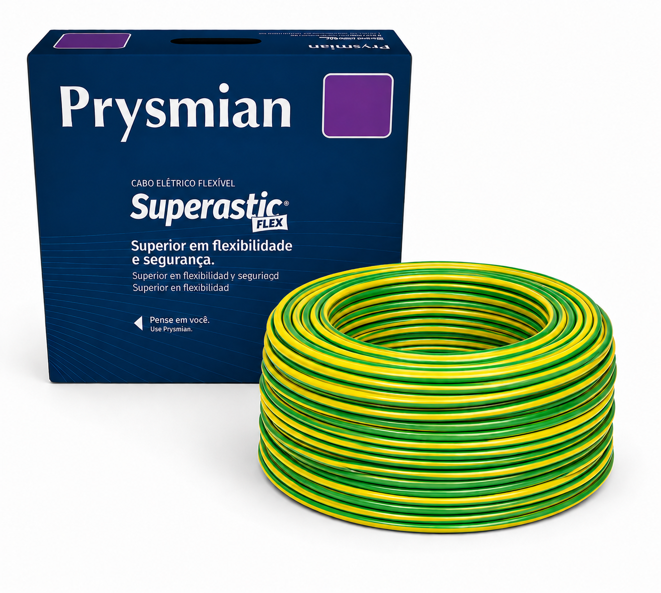 CABO FLEX 2.50MM 750V VD/AM SUPERASTIC